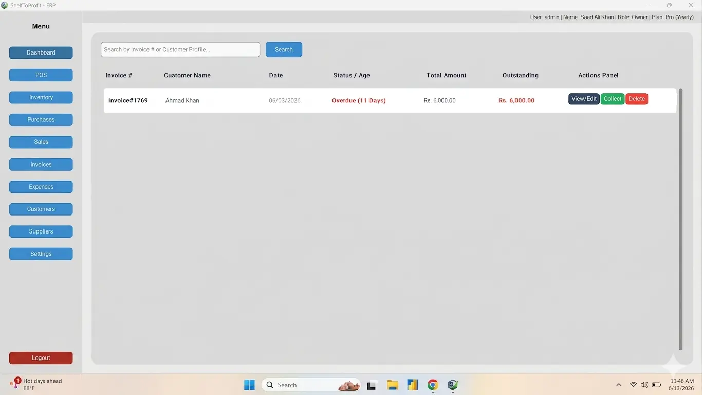 Invoices Records